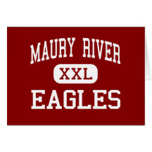 Maury River - Eagles - Middle - Lexington Virginia Card