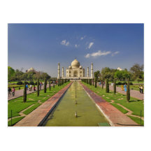 Mausolée du Taj Mahal/Âgrâ, Inde 2 Cartes Postales