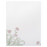 Mauve Floral Letterhead