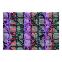 Mauve red black green pattern photograph