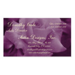 Mauve Rose Business Card