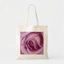 mauve rose tote canvas bag