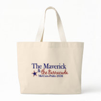 Maverick and Barracuda (McCain Palin 2008) Tote Bag