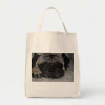 Max The Pug On A Rug Bags
