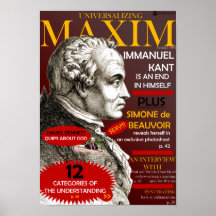 Maxime Universalizing Affiches