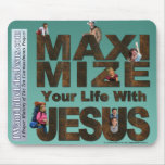 Maximisez votre vie avec Jésus Mousepad Tapis De Souris