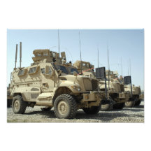 MaxxPro Mine Resistant Ambush Protected vehicle Photographic Print