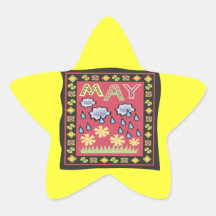 May 3 star sticker