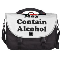 May Contain Alcohol Computer Bag