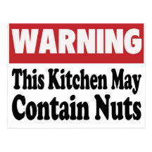 May Contain Nuts Post Cards