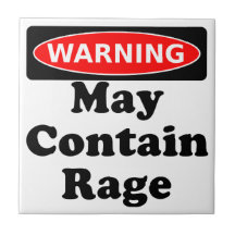 May Contain Rage Ceramic Tiles