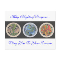 May Flights of Dragons... Postcard