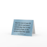 May God give you hope, joy, and peace Romans 15:13 cards