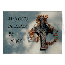 MAY GODS', BLESSINGS, BE, YOURS. CARDS