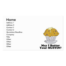 may i butter your muffin business card