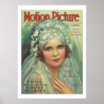 May McAvoy Vintage Movie Magazine Cover Print