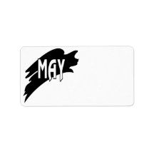 May Personalized Address Labels