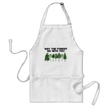 May The Forest Be WIth You Apron