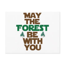 May the Forest Be With You Postcards