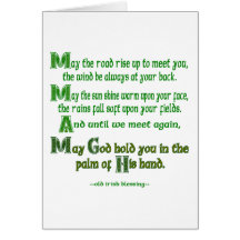 May the Road Rise To Meet You Card