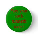 May your sock runneth over! pin