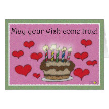 May your wish come true! card