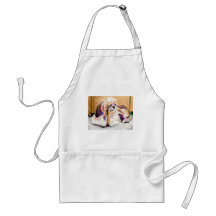 Maya and her boney apron