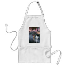 Maya and Snow Geese in water.jpg Apron