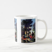 Maya et l'homme masqué par Francisco De Goya Tasse