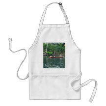 Maya Girls in Cayuco, Rio Dulce, Guatemala Aprons