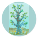 Maya the Tree Round Sticker
