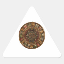Mayan and Aztec Calendar (Multiple Products) Triangle Sticker