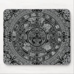 Mayan Aztec Calendar (black) 12.21.2012 Mousepads