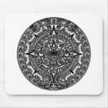 Mayan Aztec Calendar (black) Dec.21, 2012 Mousepads