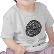 Mayan Aztec Calendar (black) Dec.21, 2012 Tee Shirt