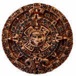 MAYAN AZTEC Mexican History Sun (sculpted) Magnet