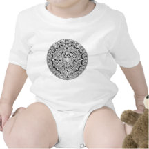 Mayan Calendar 12.21.2012 Aztec Baby Bodysuit