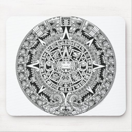 Mayan Calendar 12.21.2012 Aztec Mousepads