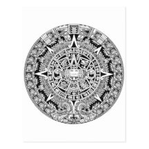 Mayan Calendar 12.21.2012 Aztec Postcard
