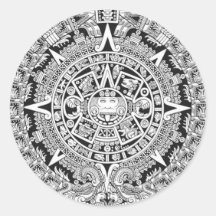 Mayan Calendar 12.21.2012 Aztec Sticker