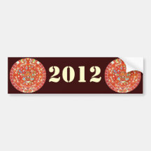 Mayan Calendar 2012 Design Bumper Sticker