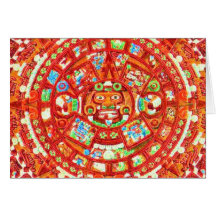 Mayan Calendar 2012 Design Greeting Card