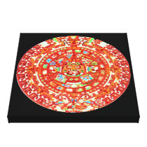 Mayan Calendar 2012 Wrapped Canvas