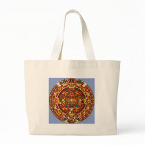 mayan calendar tote bags
