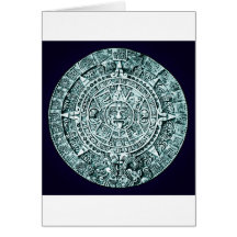 mayan calendar greeting card