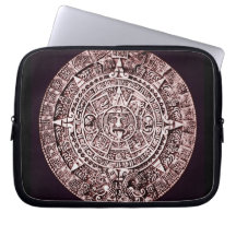 mayan calendar laptop computer sleeves