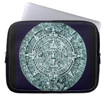 mayan calendar laptop sleeve
