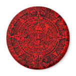 Mayan Calendar Red magnets