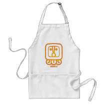 Mayan Calendar Sign AHAU Apron