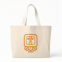 Mayan Calendar Sign AHAU Tote Bags